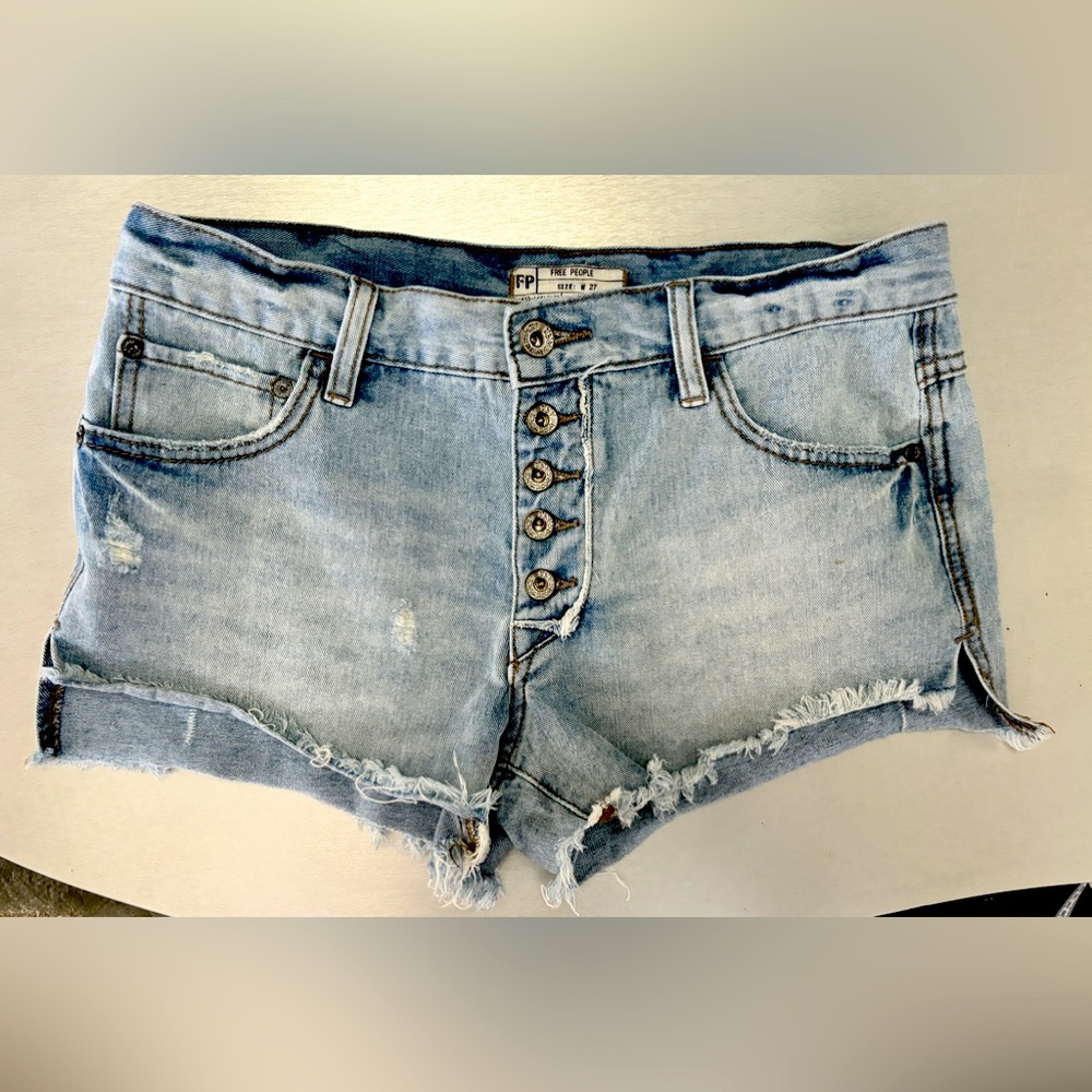 Free People Jean shorts 27